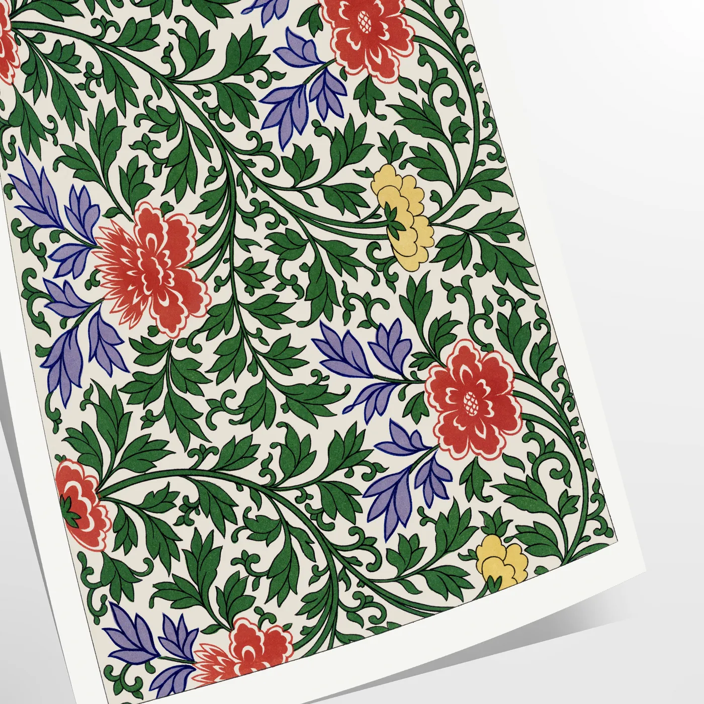 space vibrant plant art poster rich lush greens warm oranges stunning wall piece perfect gift nature lovers enthusiasts room artwork available sizes A4 cm A0