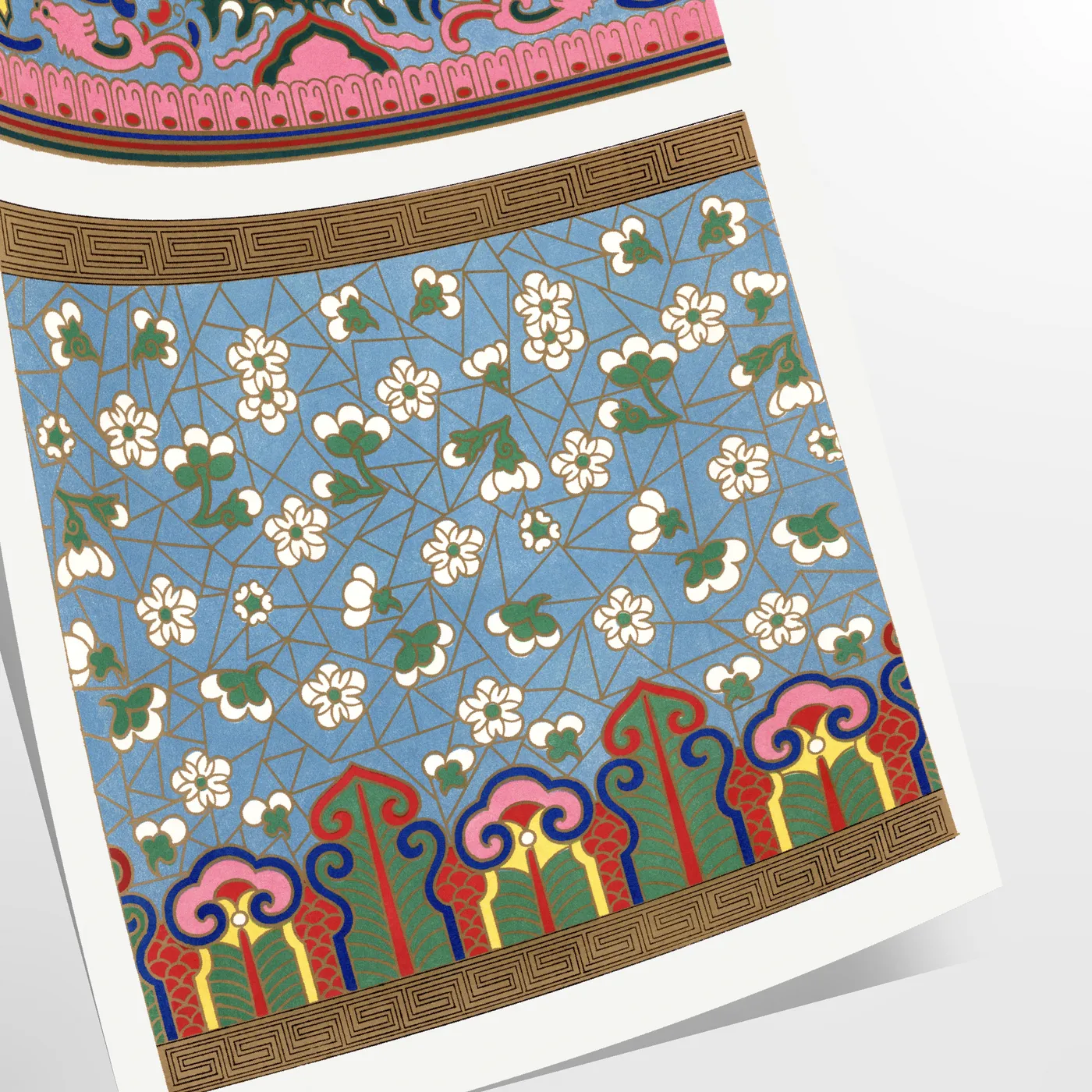 space plant poster gray blue hues wall art exquisite print touch nature elegance room thoughtful gift size A4 cm A0