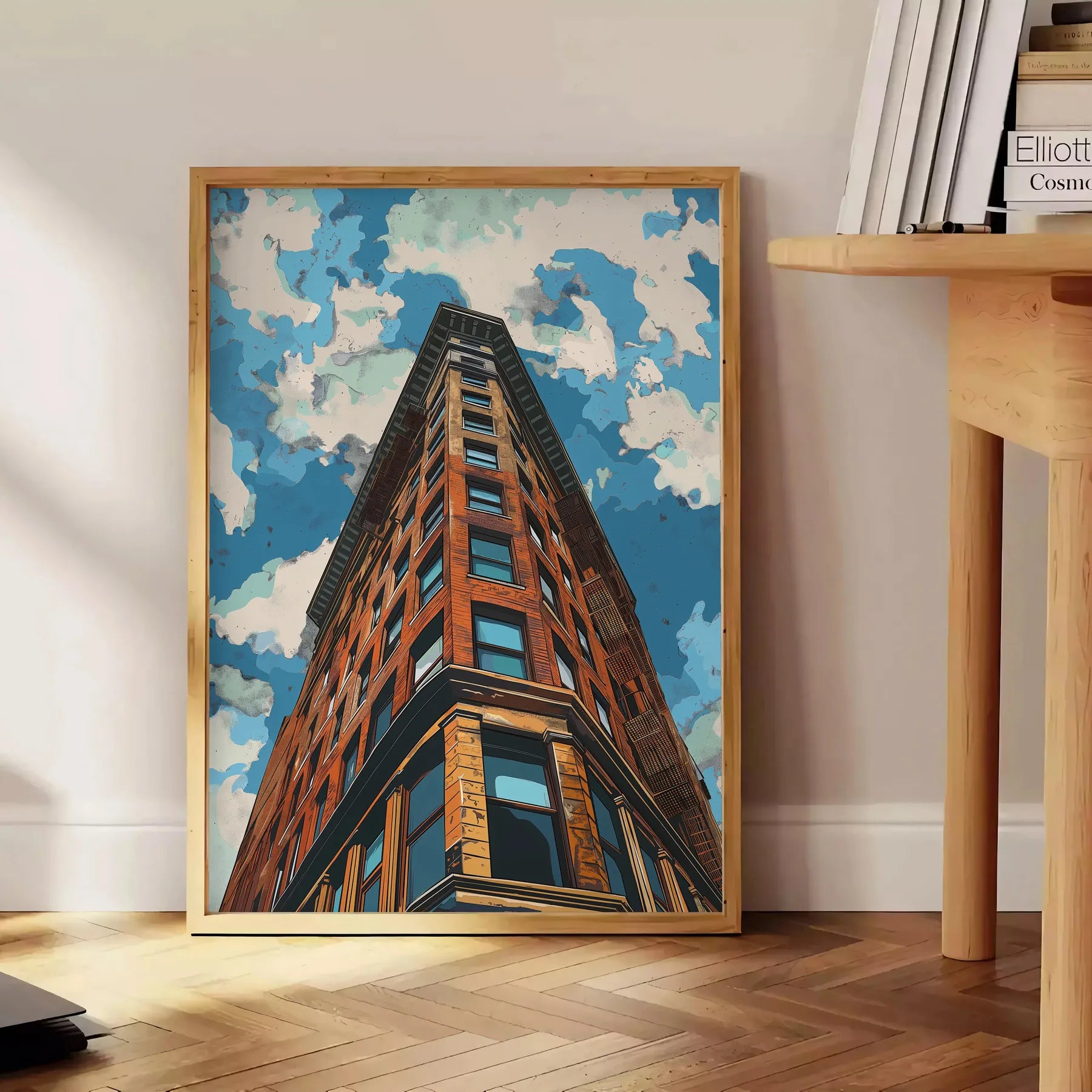 splash modern flair space Pop Art 12 Poster sleek gray blue tones striking wall perfect contemporary setting unique gift vibrant decor available sizes A4 cm A0