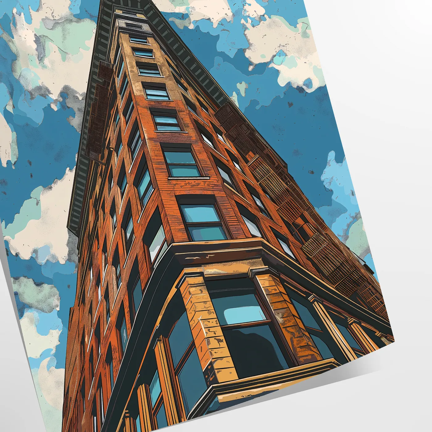 splash modern flair space Pop Art 12 Poster sleek gray blue tones striking wall perfect contemporary setting unique gift vibrant decor available sizes A4 cm A0