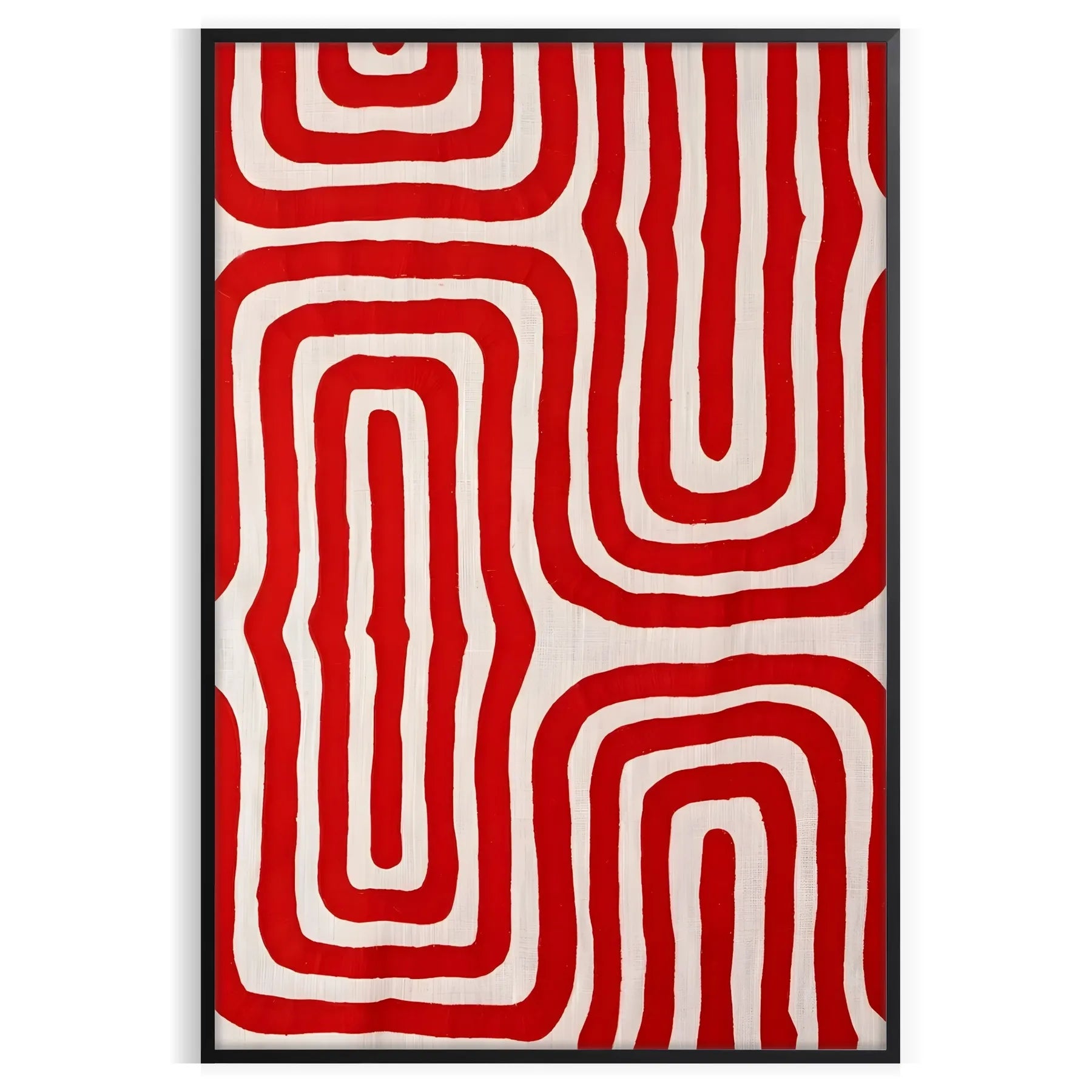 space vibrant popular art poster bold orange red tones wall enthusiasts unique gift idea multiple sizes A4 cm A0 room striking artwork print