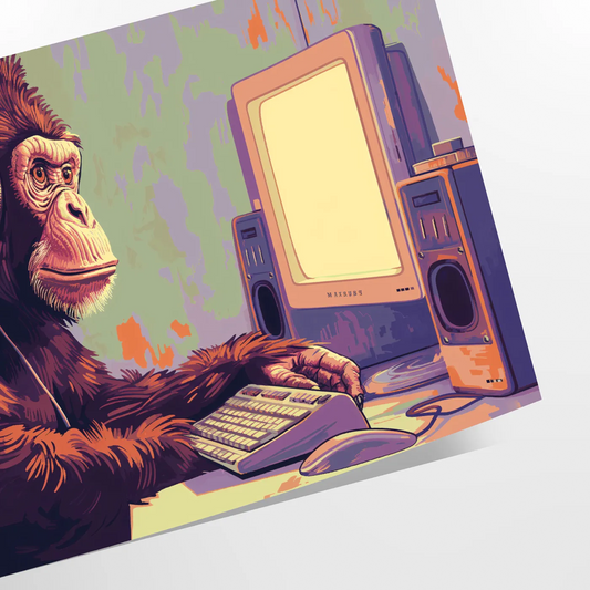 space vibrant pixel art poster black green hues wall unique gift artwork retro charm decor stunning print