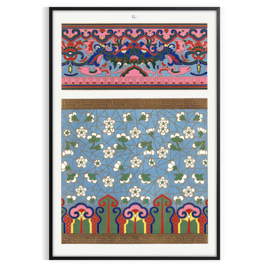 space plant poster gray blue hues wall art exquisite print touch nature elegance room thoughtful gift size A4 cm A0