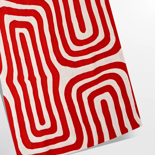 space vibrant popular art poster bold orange red tones wall enthusiasts unique gift idea multiple sizes A4 cm A0 room striking artwork print